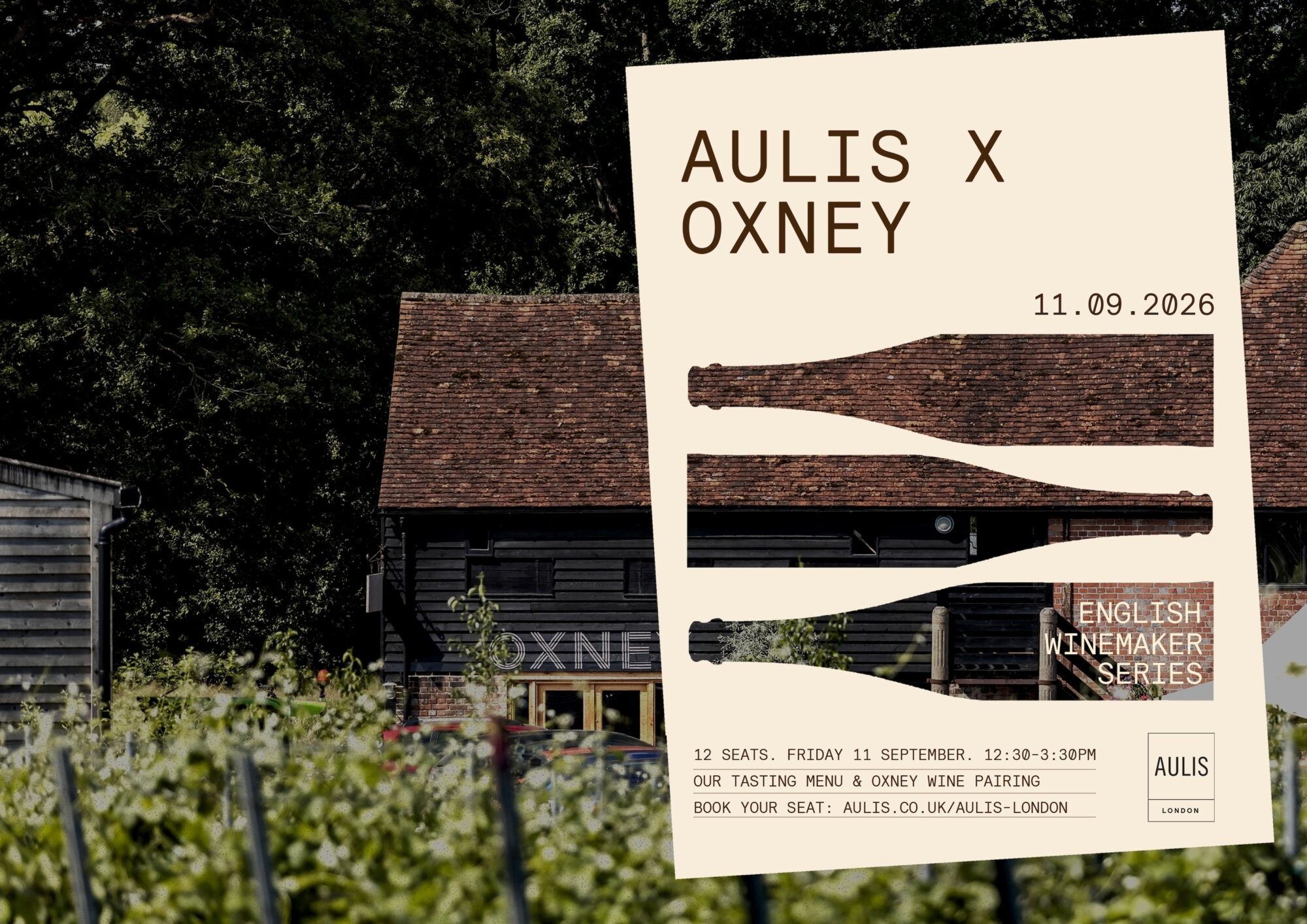 Oxney Organic Estate at Aulis London poster