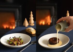 Home by Simon Rogan festive menu dessert