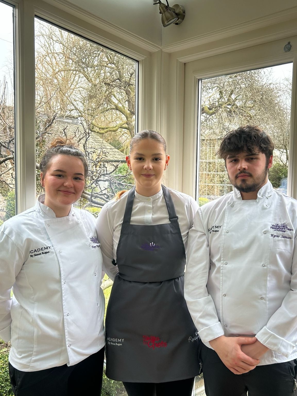 Hope Maddie Ky at Young Restaurant Team of the Year finals