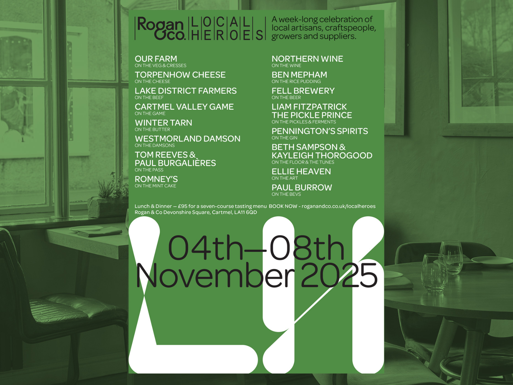 Local Heroes November 2025 Newsletter Poster