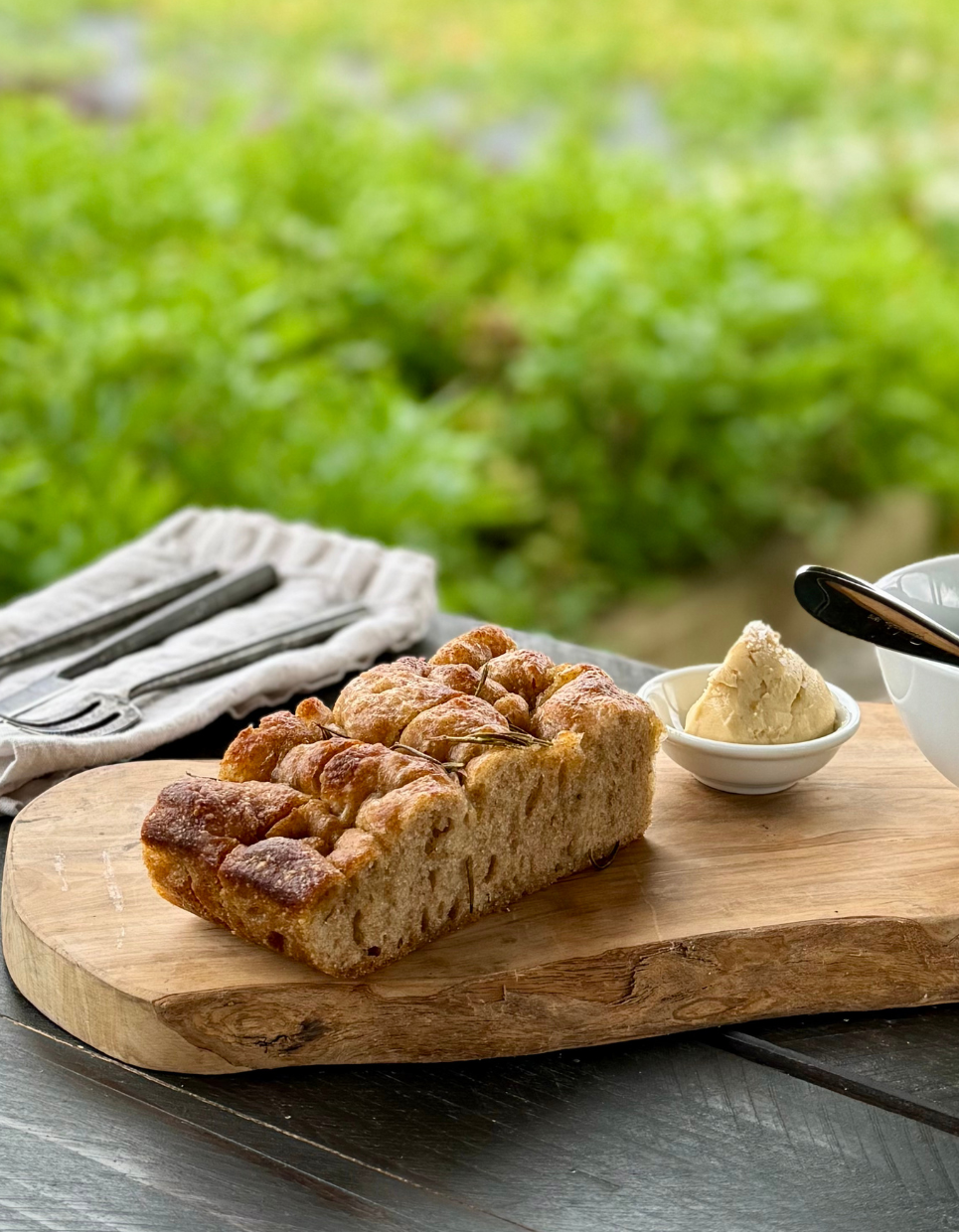Einkorn sourdough focaccia