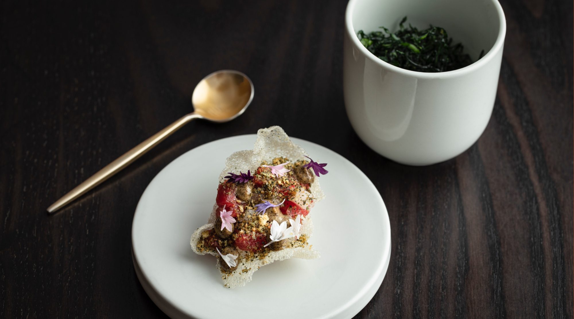 Simon Rogan Aulis London Dish