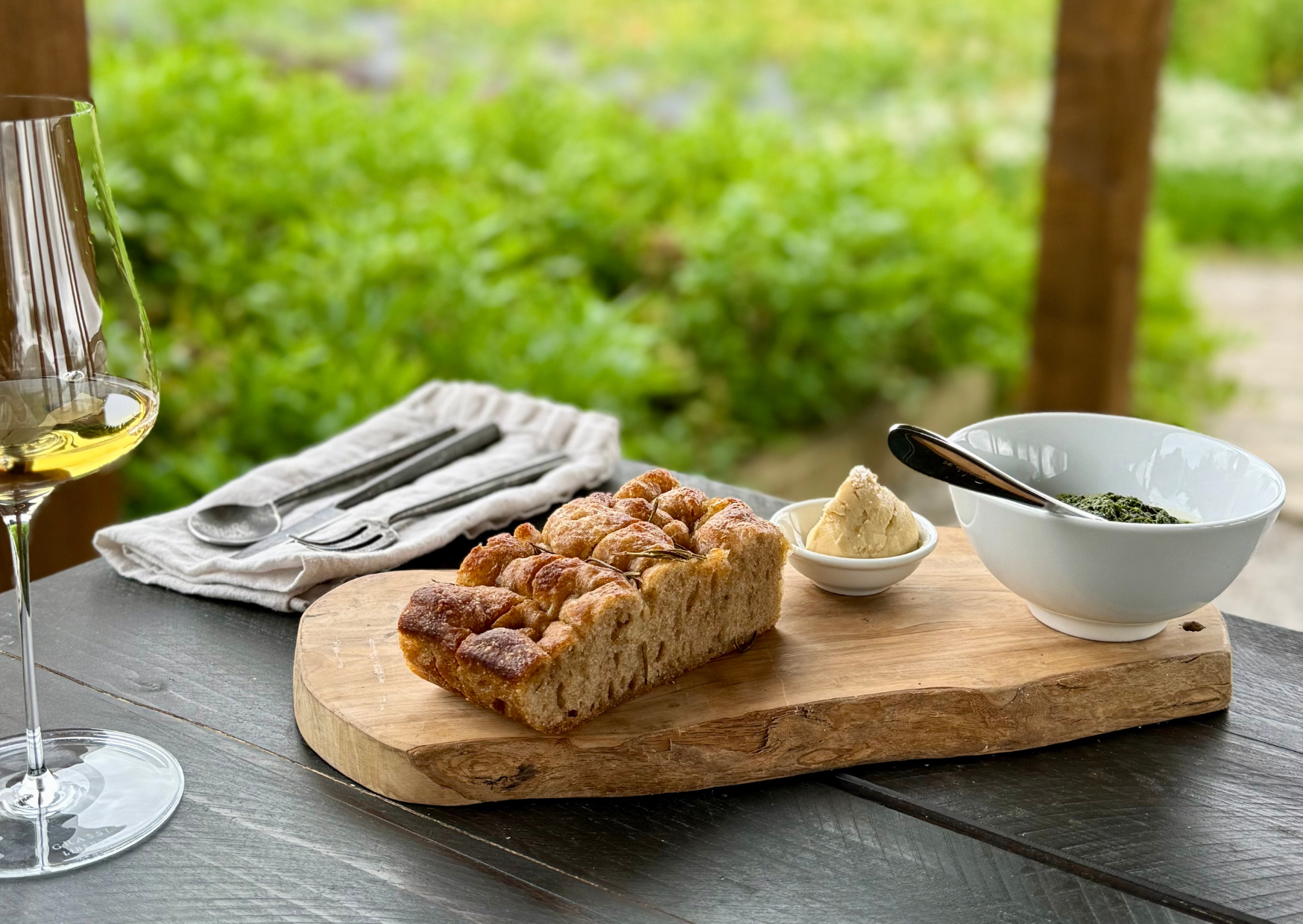 Einkorn sourdough focaccia