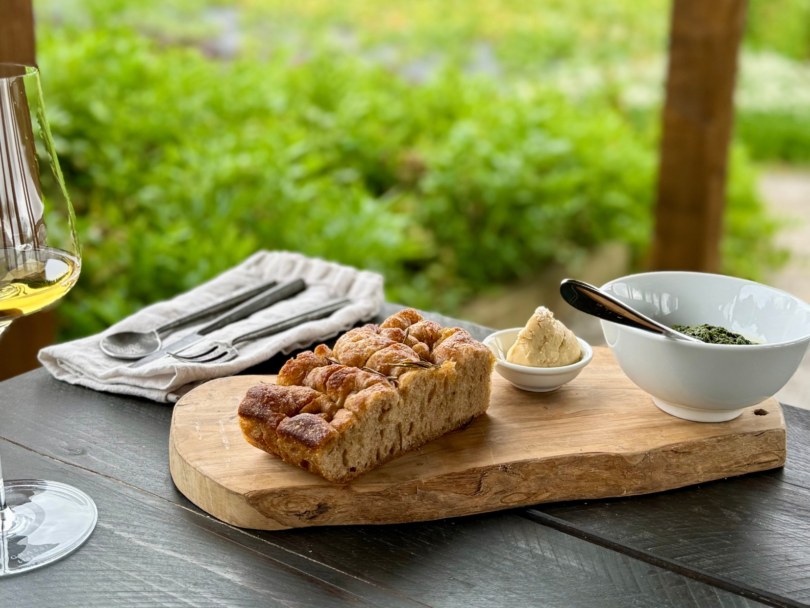 Einkorn sourdough focaccia
